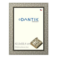 DANTIK rámeček 42 × 59,4, PRAHA stříbrný plexi čiré