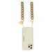 La Coque Francaise Sarah phone chain beige mat