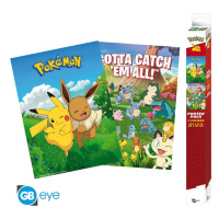 Set 2 plakátů Pokémon - Environments (52x38 cm)