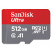 SanDisk MicroSDXC karta 512GB Ultra + adaptér SDSQUNR-512G-GN6TA