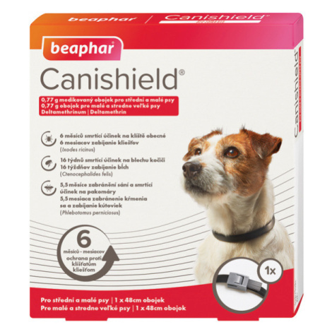 Antiparazitní obojek pro malé a střední psy Beaphar Canishield® 48 cm