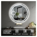 IREDA Koupelnové LED zrcadlo s osvětlením, kulaté, 60 cm