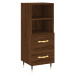 vidaXL Skříň highboard hnědý dub 34,5 x 34 x 180 cm kompozitní dřevo