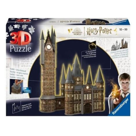 Harry Potter: Bradavický hrad - Astronomická věž (Noční edice) 540 dílků RAVENSBURGER