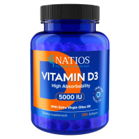 Natios Vitamín D3 5000 IU 250 softgel kapslí