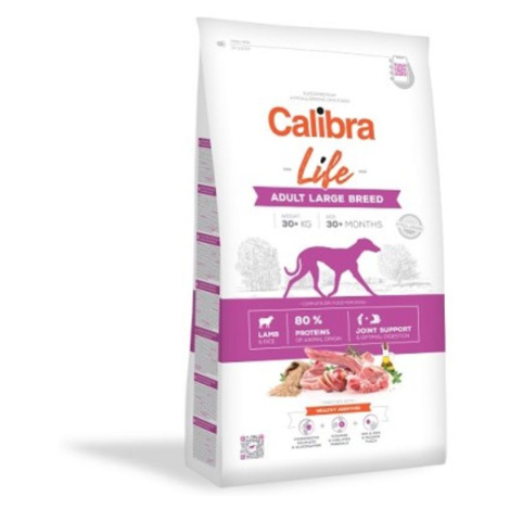Expirace 29.5. 2026: Calibra Dog Life Adult Large Breed Lamb 12 kg | Granule pro psy