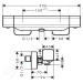HANSGROHE Ecostat E Termostatická sprchová baterie, chrom 15773000