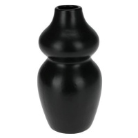 Home Styling Collection Dekorační keramická váza 14 cm černá