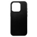 Kožený zadní kryt FIXED MagLeather s podporou MagSafe pro Apple iPhone 15 Pro, černá