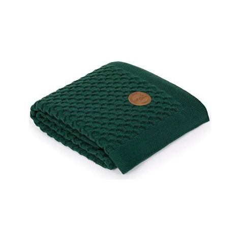 CEBA deka pletená v dárkovém balení vlny Emerald, 90 × 90 cm CebaBaby