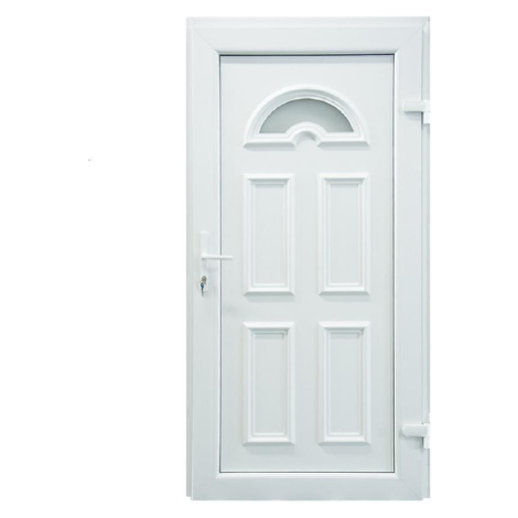 Vchodové dveře ANA 1 D07 90P 98x198x7 bílý BAUMAX