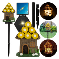 LED solární zahradní svítidlo FAIRY HOUSE dekorativní zapuštěné