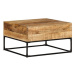 SHUMEE Konferenční stolek 68 × 68 × 41 cm hrubé mangovníkové dřevo, 320817