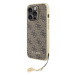 Guess hard silikonový kryt iPhone 15 PRO 6.1" brown 4G Charms Collection