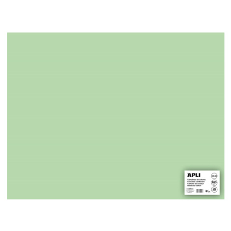 APLI sada barevných papírů, A2+, 170 g, smaragdově zelený - 25 ks
