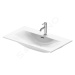 DURAVIT Viu Umyvadlo 830x490 mm, s přepadem, s otvorem pro baterii, bílá 2344830000