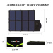 Allpowers Skládatelná solární nabíječka Allpowers X-Dragon 40W 18V a 5V USB
