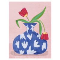 Ilustrace Tulpe in vase, Raissa Oltmanns, (30 x 40 cm)