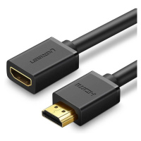 Kabel HDMI samec - HDMI samice UGREEN HD107, FullHD, 3D, 1 m (černý)