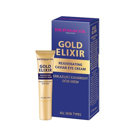 DERMACOL Gold Elixir omlazující kaviárový oční krém 15 ml