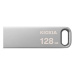 Kioxia USB flash disk, USB 3.0, 128GB, Biwako U366, Biwako U366, stříbrný, LU366S128GG4