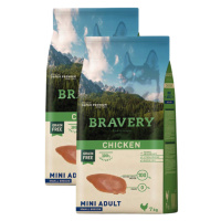 Bravery Dog Mini Adult Chicken - 2 x 7kg