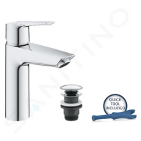 GROHE QuickFix Start Umyvadlová baterie s výpustí Push-Open, studený start, chrom 23746002