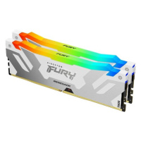 KINGSTON DIMM DDR5 64GB (Kit of 2) 6000MT/s CL32 FURY Renegade Bílá RGB XMP