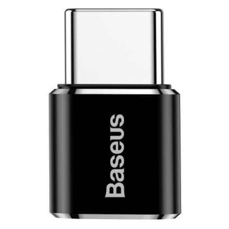 Baseus Adaptér Micro USB na USB typu C - černý