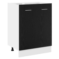 vidaXL Spodní skříň Černý dub 60x46x81,5 cm Inženýrská dřevotříska