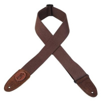 Levys MSSC8 Cotton Guitar Strap Brown