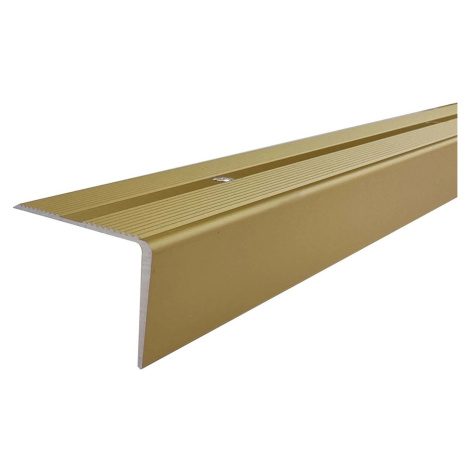 Arcansas Schodová lišta DECORGRALL alu zlatá elox 25 x 20 x 1000 mm