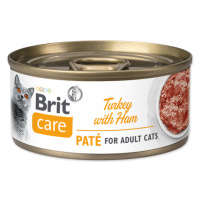 Konzerva Brit Care Cat Turkey Paté with Ham 70g
