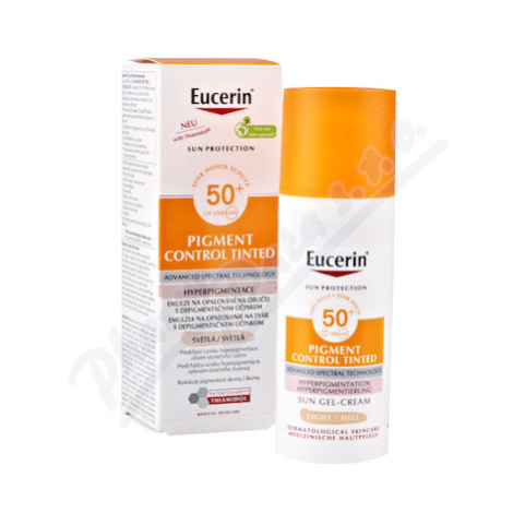 Eucerin SUN PigmentControlTinted SPF50+ světlá50ml