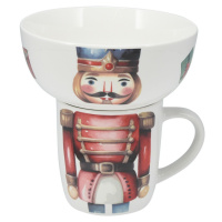 Snídaňová sada Louskáček, 2 ks, porcelán