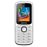 Aligator D210 Dual SIM, bílo-černý