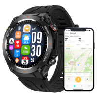 Chytré Hodinky Pánské Hodinky Funkce Gps Hovory Tlak 650mAh Smart Watch