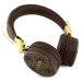 Guess PU Leather 4G Metal Logo BT5.3 Stereo Headphone Brown