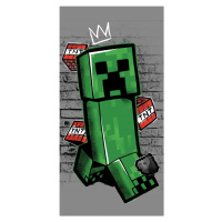 Dětská osuška minecraft metro art creeper