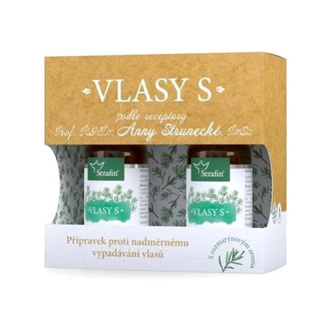 Serafin Vlasy S - proti vypadávání vlasů 2x 50 ml Serafin byliny