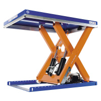Edmolift Kompaktní zvedací stůl, nosnost 2000 kg, plošina d x š 1500 x 1000 mm, užitečný zdvih 1