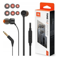 Drátová sluchátka do uší na kabelu mini Jack 3,5 mm Jbl Tune 110 Černá