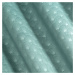 Dekorační vzorovaný velvet závěs s kroužky JULIE mořská zelená 140x250 cm (cena za 1 kus) MyBest
