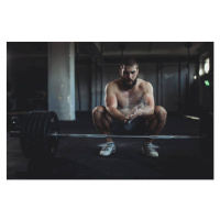 Umělecká fotografie Weightlifting training preparation, South_agency, (40 x 26.7 cm)