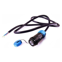 Light Impressions Deko-Light Weipu HQ 12/24/48V přívodní kabel 2-pólový kabelový systém1000 mm 9