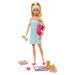 Mattel barbie wellness panenka blondýnka, gjg55