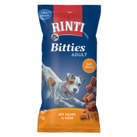 RINTI Bitties Adult - 8 x 75 g kuřecí a sýr