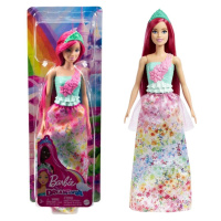 Barbie dreamtopia kouzelná princezna růžové vlasy, hgr15