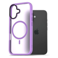 AlzaGuard Matte Case Compatible with Magsafe pro iPhone 16 světle fialový