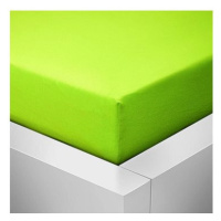 Chanar Prostěradlo Jersey Lux, 90 × 200 cm, zelené